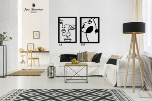 תמונה בחיתוך לייזר פרצופים תמונה בחיתוך לייזר פרצופים